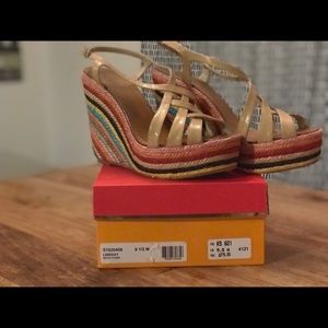 Kate Spade ♠️Wedge Sandals size 9 1/2